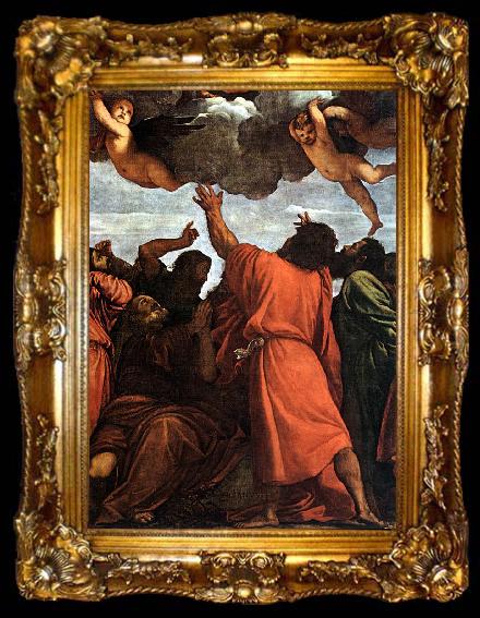 framed  TIZIANO Vecellio Assumption of the Virgin (detail) rt, ta009-2